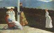 Winslow Homer The Croquet Match (mk44) Sweden oil painting artist